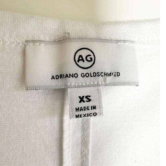 AG Adriano Goldschmied Henson V-Neck Cotton Tee XS - Picture 4 of 8
